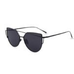 Flat Lens Cat Eye Sunglasses - Image 4