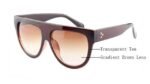 Flat Top Mirror Sunglasses - Image 14