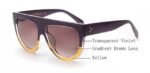Flat Top Mirror Sunglasses - Image 9