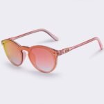Reflective Oval Fashion Sunglasses - Image 9