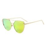 Flat Lens Cat Eye Sunglasses - Image 9
