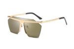 Oversized Flat Lens Sunglasses - Image 7